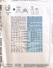 Load image into Gallery viewer, Vintage Sewing Pattern: Vogue 1354