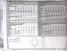 Load image into Gallery viewer, Vintage Sewing Pattern: McCalls 8681