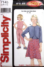 Load image into Gallery viewer, Sewing Pattern: Simplicity 7145