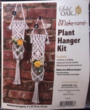 Load image into Gallery viewer, Solid Oak Make-rame Plant Hanger Kit