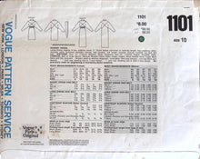 Load image into Gallery viewer, Vintage Sewing Pattern: Vogue 1101