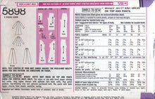 Load image into Gallery viewer, Vintage Sewing Pattern: Simplicity 5898