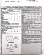 Load image into Gallery viewer, Sewing Pattern: McCalls M5489