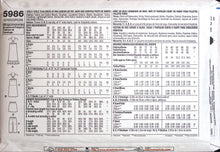 Load image into Gallery viewer, Sewing Pattern: Simplicity 5986