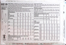 Load image into Gallery viewer, Sewing Pattern: Simplicity 9216
