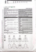 Load image into Gallery viewer, Sewing Pattern: Vogue V8598