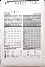 Load image into Gallery viewer, Sewing Pattern: Vogue V8081