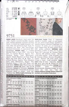 Load image into Gallery viewer, Vintage Sewing Pattern: Vogue 9751