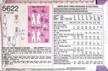 Load image into Gallery viewer, Vintage Sewing Pattern: Simplicity 5622