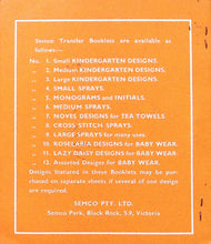 Load image into Gallery viewer, Vintage Semco Transfer Booklet