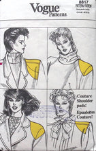 Load image into Gallery viewer, Couture Vintage Sewing Pattern: Vogue 8817