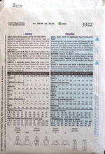 Load image into Gallery viewer, Sewing Pattern: Butterick 3922