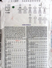 Load image into Gallery viewer, Vintage Sewing Pattern: Vogue 1149