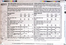 Load image into Gallery viewer, Sewing Pattern: Simplicity 4011