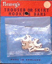 Load image into Gallery viewer, Vintage Newey's Trouser or Skirt Hook & Bar