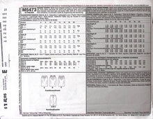 Load image into Gallery viewer, Sewing Pattern: McCalls M5473