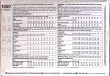 Load image into Gallery viewer, Sewing Pattern: Simplicity 1650