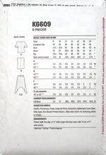 Load image into Gallery viewer, Sewing Pattern: New Look K6609