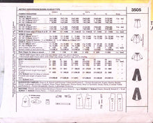 Load image into Gallery viewer, Vintage Sewing Pattern: McCalls 3505