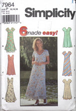 Load image into Gallery viewer, Vintage Sewing Pattern: Simplicity 7964