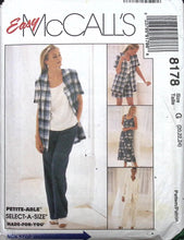 Load image into Gallery viewer, 1996 Vintage Sewing Pattern: McCalls 8178