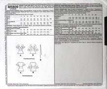 Load image into Gallery viewer, Sewing Pattern: McCalls M5809