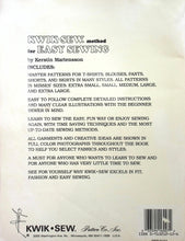 Load image into Gallery viewer, Kwik Sew Method for Easy Sewing by Kerstin Martensson