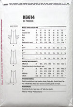 Load image into Gallery viewer, Sewing Pattern: New Look K6614