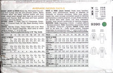 Load image into Gallery viewer, Vintage Sewing Pattern: Vogue 9390