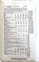 Load image into Gallery viewer, Vintage Sewing Pattern: Butterick 6493