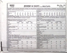 Load image into Gallery viewer, Vintage Sewing Pattern: McCalls 9052