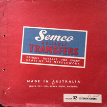 Load image into Gallery viewer, Vintage Embroidery Transfers: Semco Folder 32