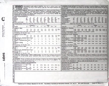 Load image into Gallery viewer, Vintage Sewing Pattern: McCalls 8980