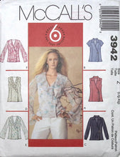 Load image into Gallery viewer, Sewing Pattern: McCalls 3942
