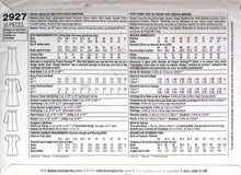Load image into Gallery viewer, Sewing Pattern: Simplicity 2927
