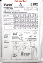 Load image into Gallery viewer, Sewing Pattern: Burda 8192