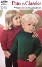 Load image into Gallery viewer, Vintage Knitting Book: Patons 112