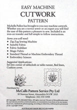 Load image into Gallery viewer, Vintage Cutwork Pattern: Iris by Michelle Pullen CP5