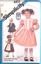 Load image into Gallery viewer, Vintage Sewing Pattern: Simplicity 6511