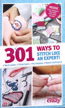 Load image into Gallery viewer, 301 Ways To Stitch Like An Expert by Cross Stitch Crazy