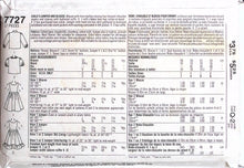 Load image into Gallery viewer, Vintage Sewing Pattern: Simplicity 7727