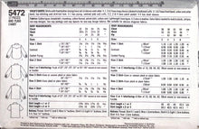 Load image into Gallery viewer, Vintage Sewing Pattern: Simplicity 5472