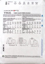 Load image into Gallery viewer, Sewing Pattern: Vogue V9026