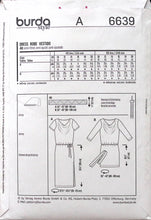 Load image into Gallery viewer, Sewing Pattern: Burda 6639