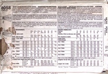 Load image into Gallery viewer, Vintage Sewing Pattern: Simplicity 8058