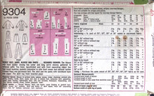 Load image into Gallery viewer, Vintage Sewing Pattern: Simplicity 9304