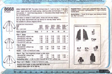 Load image into Gallery viewer, Vintage Sewing Pattern: Simplicity 8668