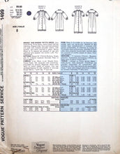 Load image into Gallery viewer, Vintage Sewing Pattern: Vogue 1499