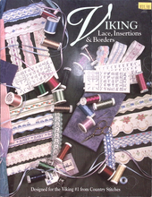 Load image into Gallery viewer, Vintage Embroidery Book: Viking Lace, Insertions & Borders.