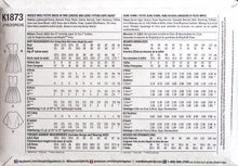 Load image into Gallery viewer, Sewing Pattern: Simplicity K1873